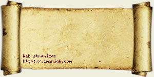 Isidora Piper vizit kartica